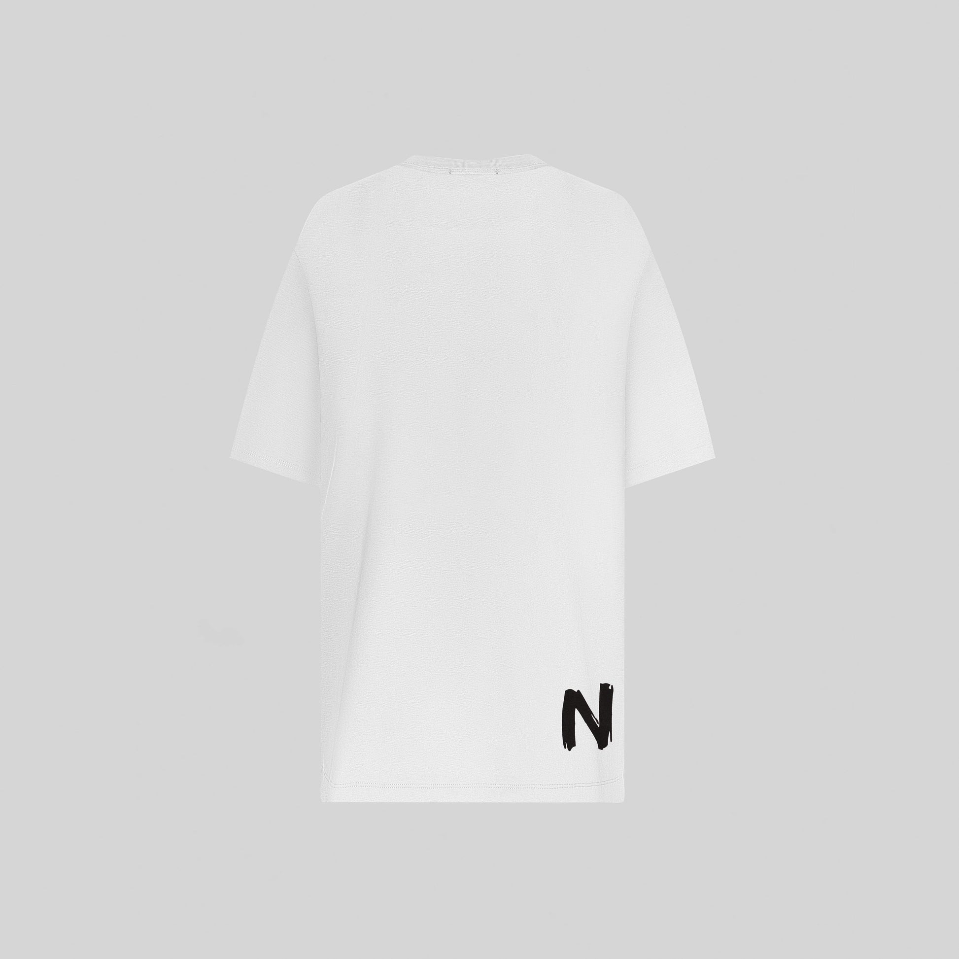 SHECKLER CAMISETA OVERSIZE BLANCA - NEA