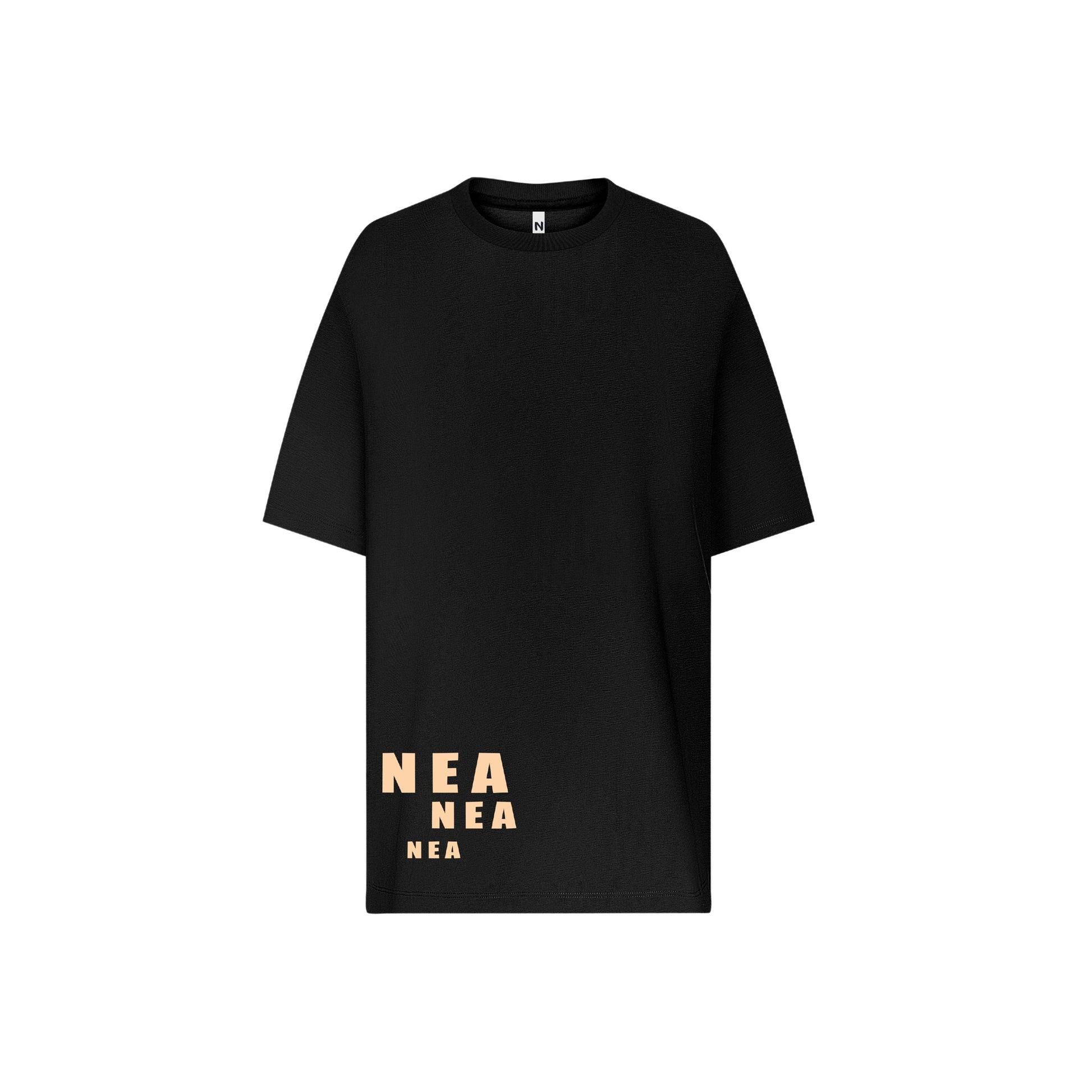 CYRIL CAMISETA OVERSIZE NEGRA - NEA