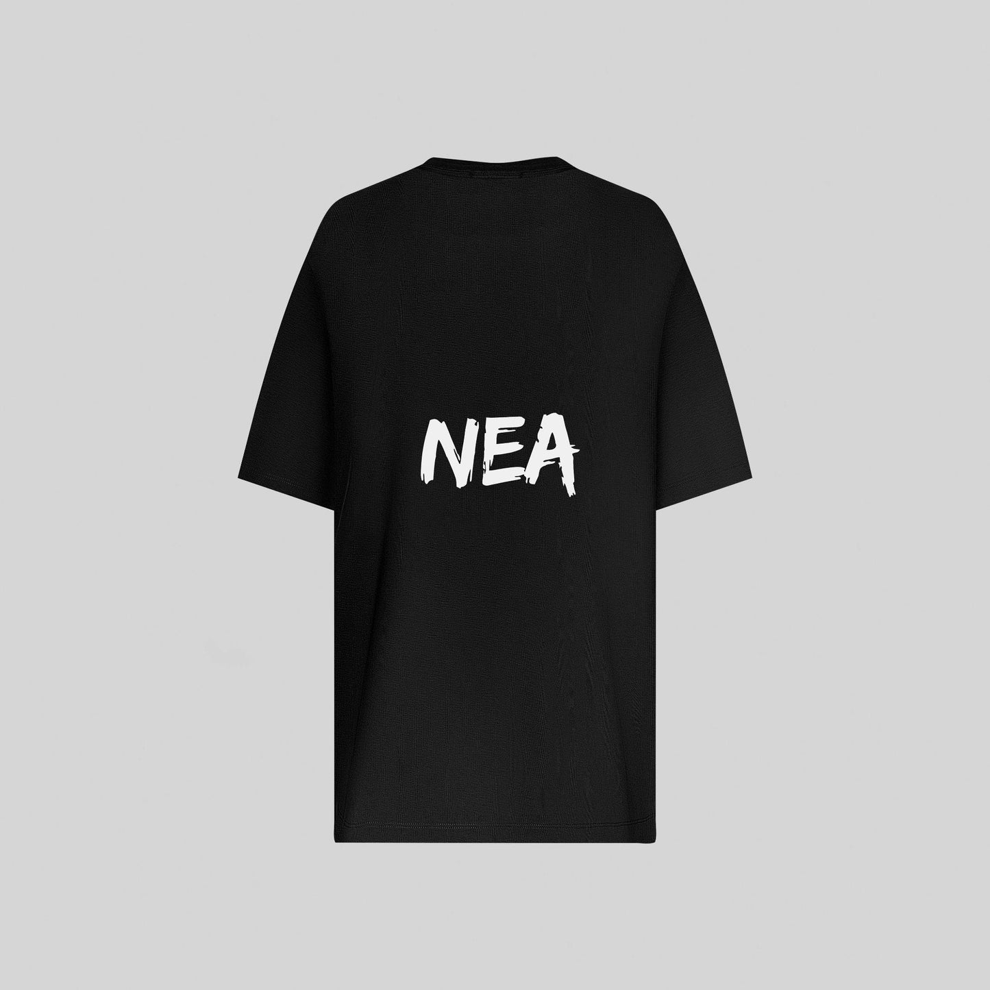 AMARANTO CAMISETA OVERSIZE NEGRA - NEA