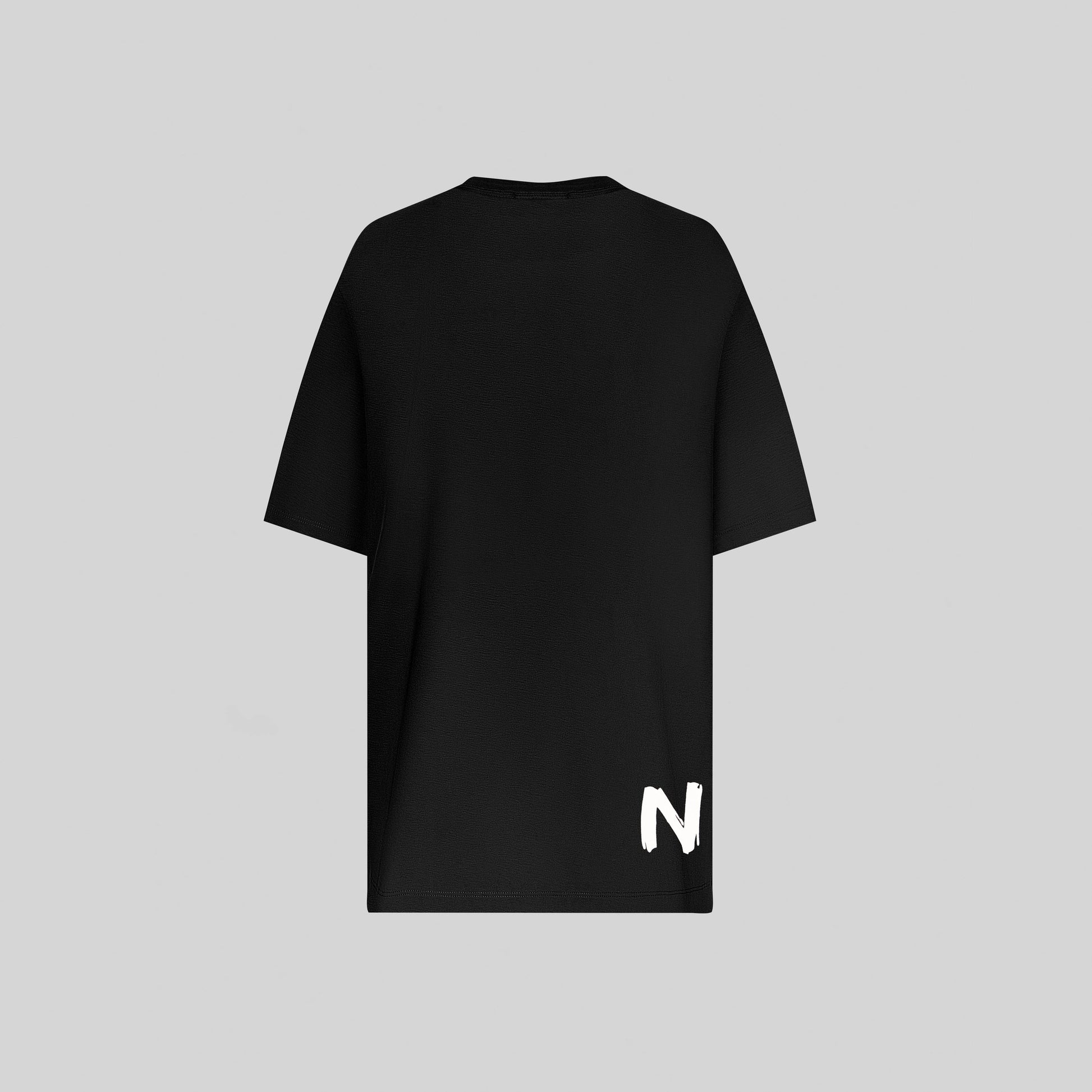 SHECKLER CAMISETA OVERSIZE NEGRA - NEA