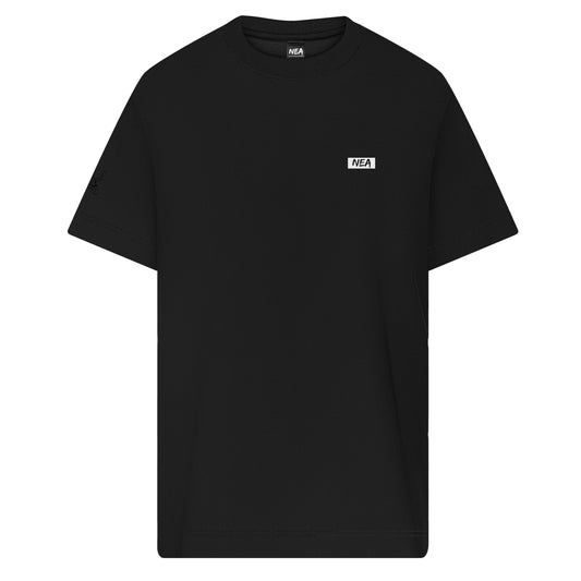 AOTO CAMISETA OVERSIZE NEGRA PARA HOMBRE